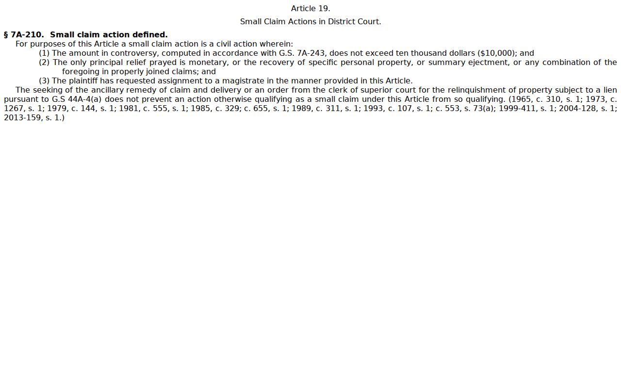Gamewell court records magistrate jurisdiction source