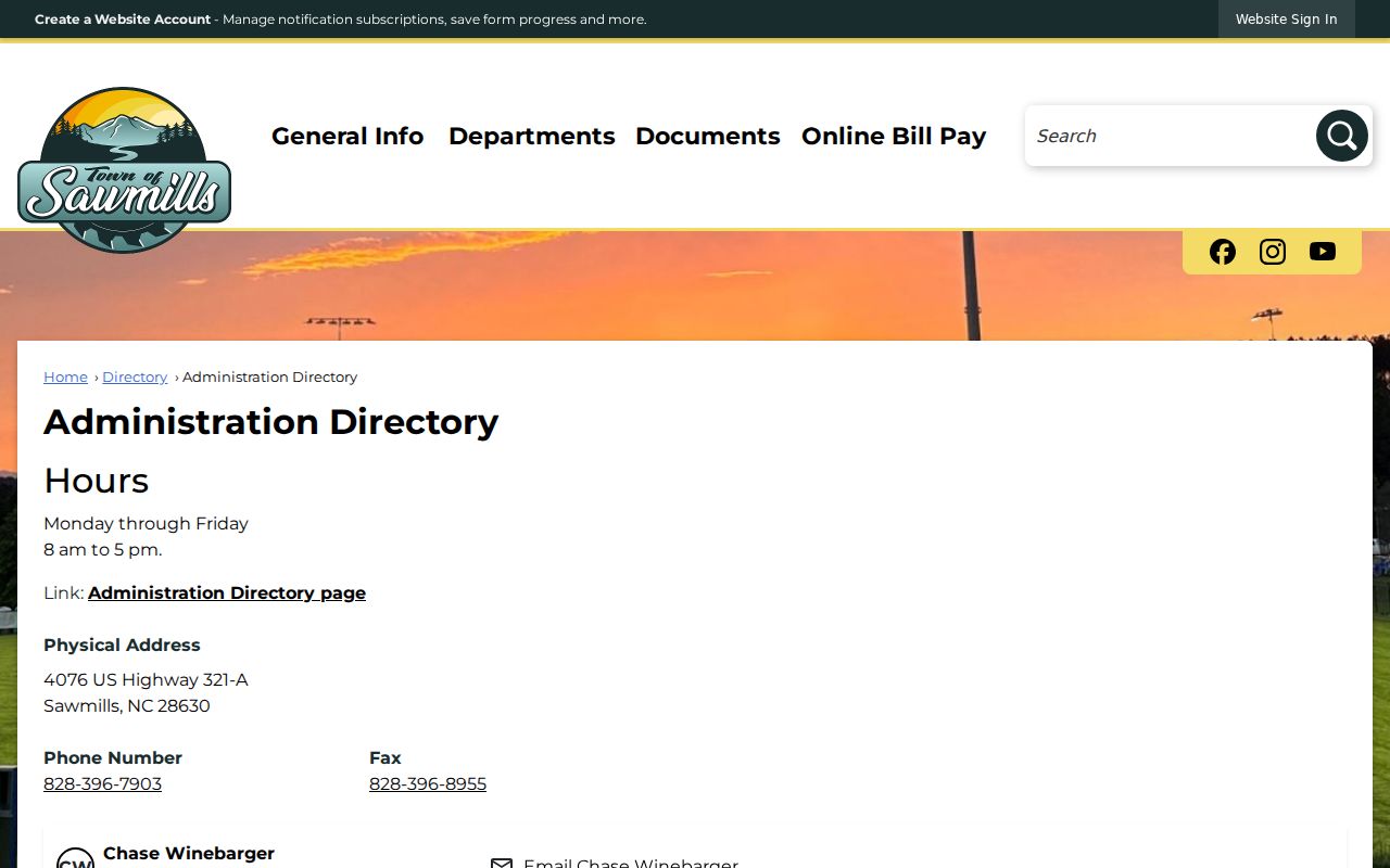 Sawmills court records town administration source page